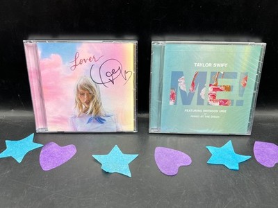Taylor Swift Lover & ME! 直筆サイン入り　CD AUTHENTIC Taylor Swift Signed Autograph Lover Album Cover + NEW