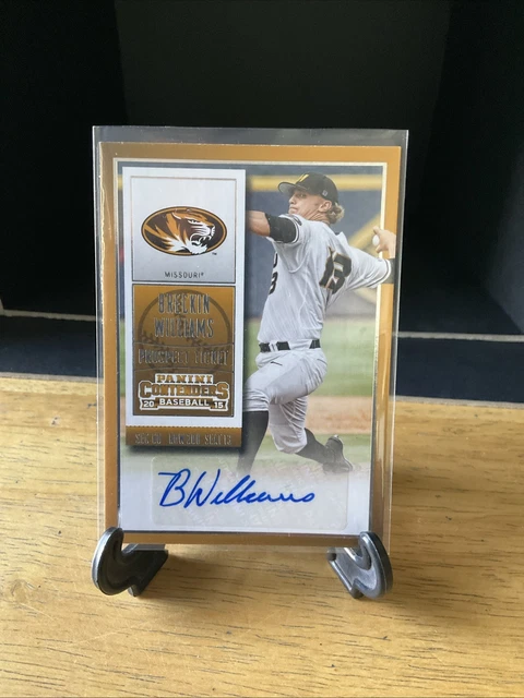 2015 Panini Contenders Breckin Williams Prospect Ticket Autogramm #44 Minnesota Twins