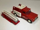 Vintage Tonka Hose Fire Truck No. 52700 w/ No. 55170 Ladder Trailer