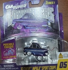 Car Tuned Series 1 Lowriders '61 Chevy Impala Sport Coupe 05 LED Lights New
