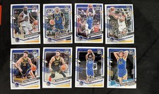 2023-24 Donruss Optic Basketball Golden State Warriors 8 Card Team Set