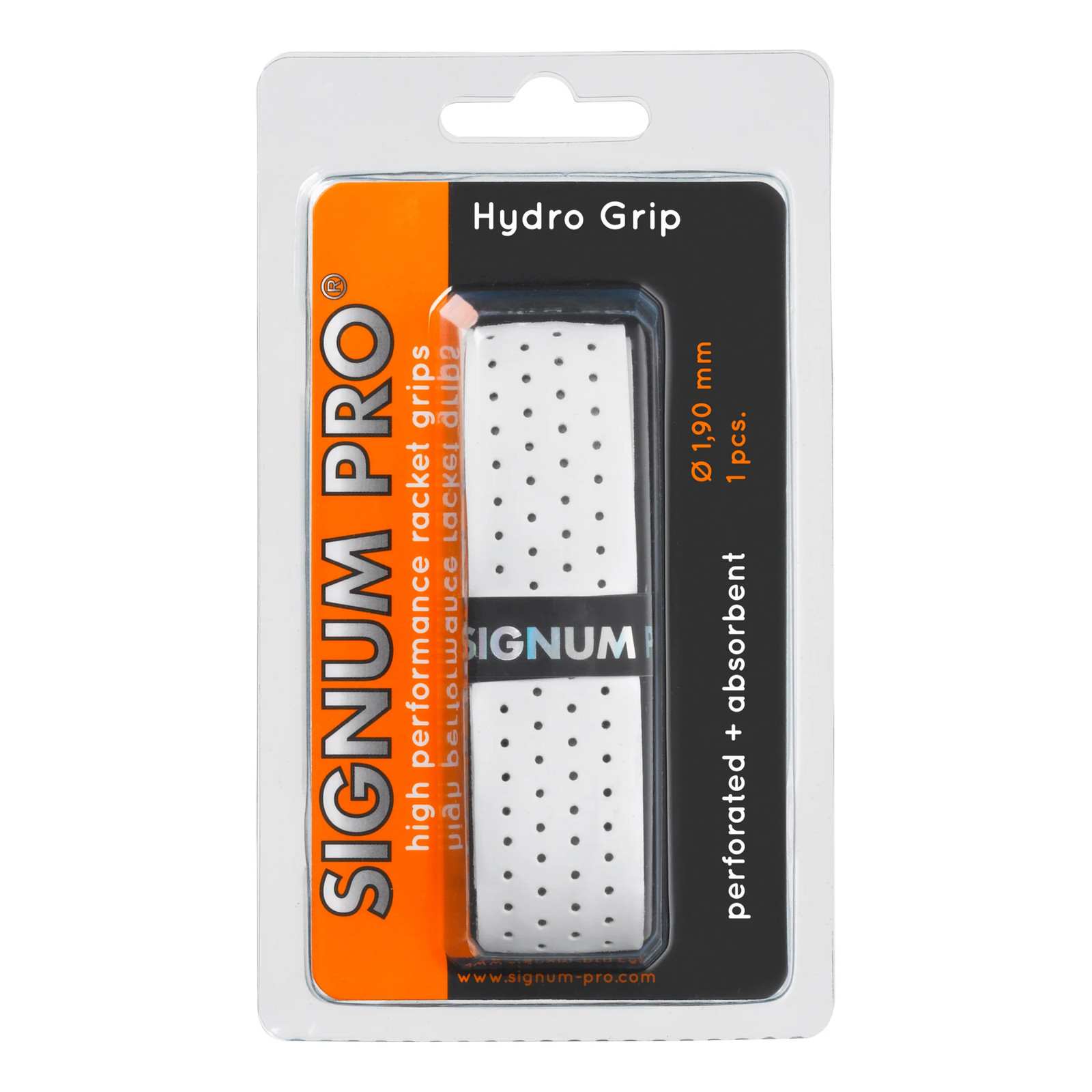 Signum Pro Hydro Grip 1er Pack Tennisgriffband wei 2590₽