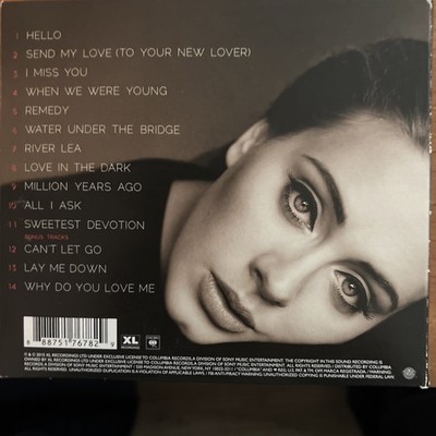 ADELE 25 Exclusive CD Plus 3 Bonus Tracks
