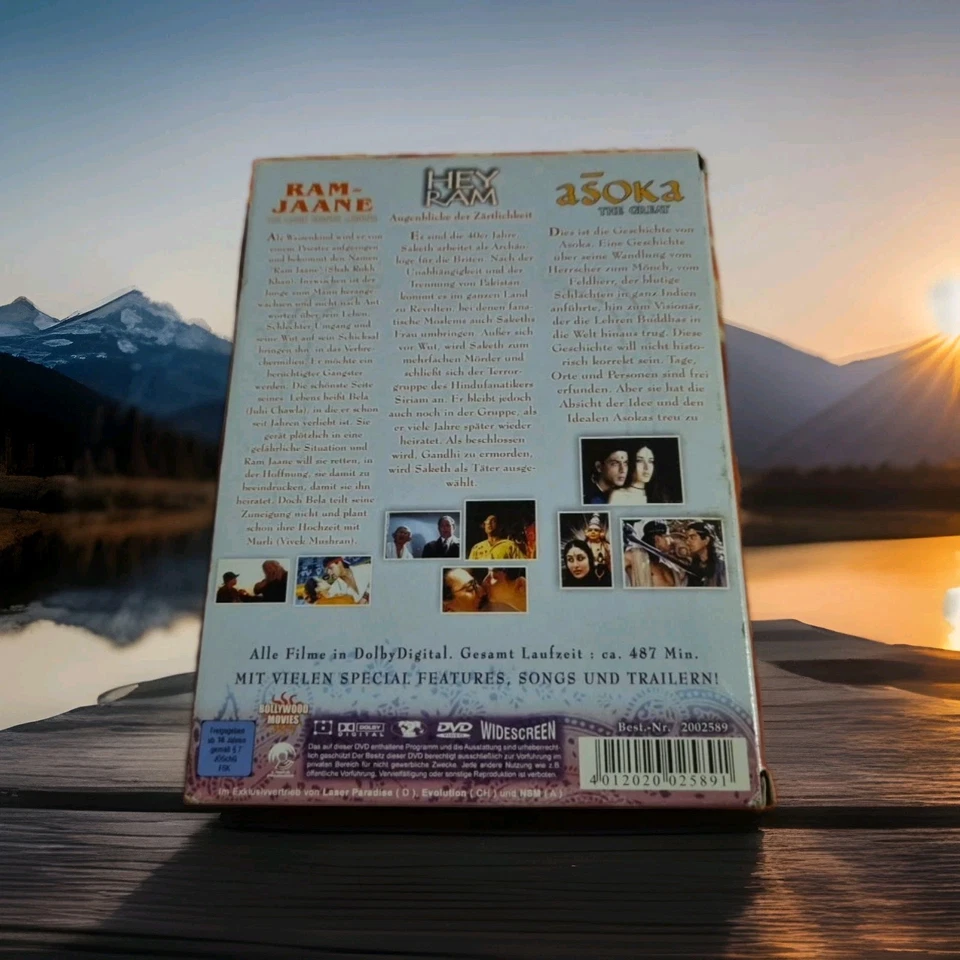The Bollywood Collection | Sharukh Khan Edition|Hey Ram|Asoka|Ram-Jaane | DVD - Bild 2 von 3