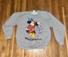 Walt Disney World Vintage Sweatshirt Mens Medium 25th Anniversary Mickey Mouse