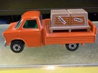 Matchbox Lesney Superfast 66 Ford Transit in medium orange With Pallet Exc K-68A