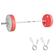 Uimoso 6FT Chrome Barbell for Gym Bench Press and Weight Training, 25Lb