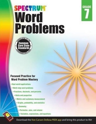 Spectrum Word Problems, Grade 7 (Taschenbuch) (US IMPORT)