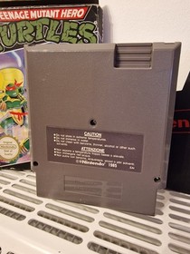 Teenage Mutant Hero Turtles Ninja NES Nintendo PAL Boxed Set with Manual