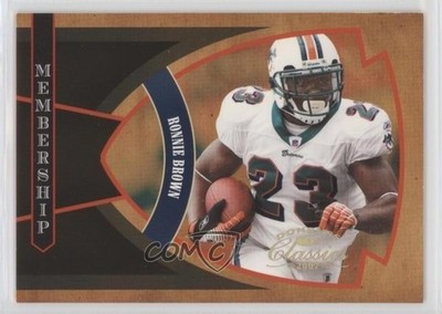 2007 Donruss Classics Membership Gold /100 Ronnie Brown #M-7 0q3