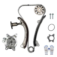 Timing Chain Kit & Water Pump for 2000-2008 Toyota Corolla Pontiac Chevy 1ZZ-FE