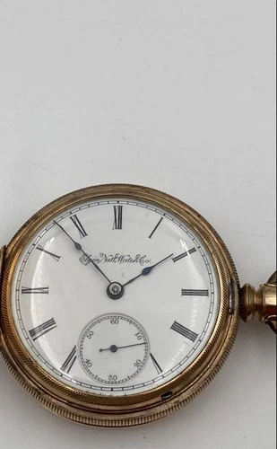 Antique Elgin National Watch Co. 10k Gold-Filled Analog Pocket Watch 140.33g