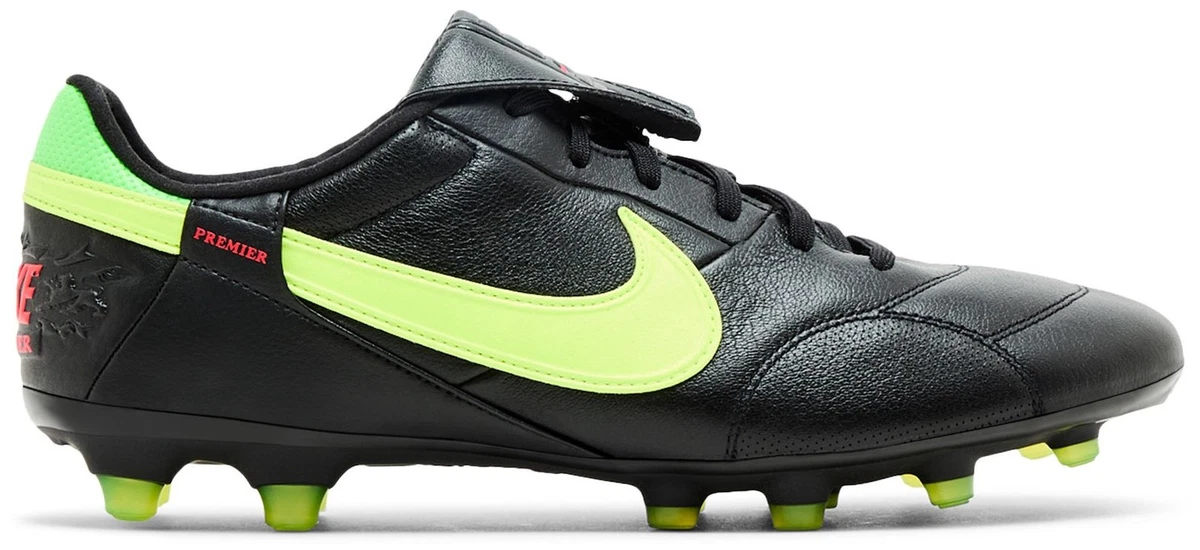 Nike Premier 3 FG Low Black Green Strike for Sale | Authenticity