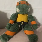Vintage 1989  Playmates Teenage Mutant Ninja Turtles 14" Michelangelo Plush