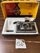 Vintage Kodak Instamatic X-35 Color Outfit Film Camera In Original Box