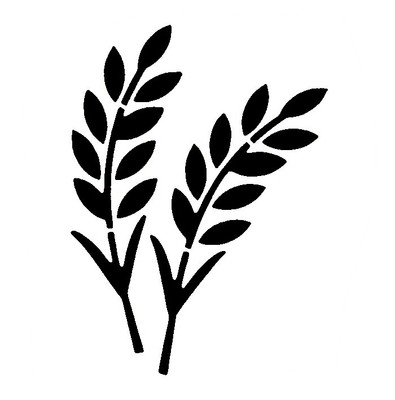 Really Great Stencils, Mini, Leaves 1, 3'', Flowers, Leaf, Plant Stems, Whimsical