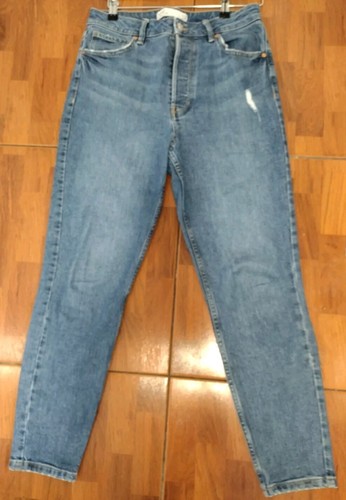 NEXT SKINNY HIGH RISE BUTTON FLY JEANS SIZE 12