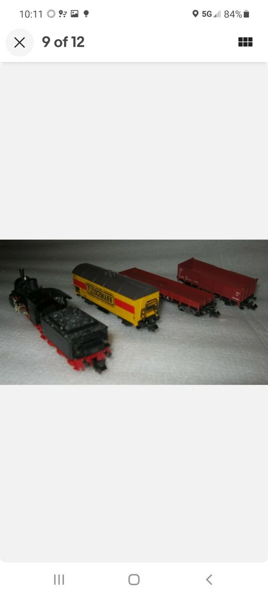 FLEISCHMAN 〈piccolo〉7139 Fleischmann 'N' gauge 'Piccolo' - Black tank engine no