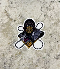 Scorpion Mortal Kombat Sticker l Gloss or Holographic Laminate l Waterproof