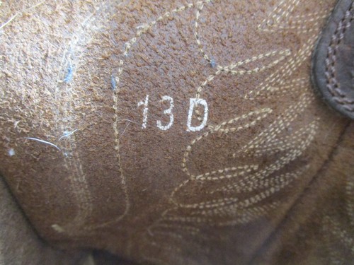 Ariat Mens Rambler Phoenix Square Toe Brown Leather Cowboy Boot 10010944 Sz 13 D - Picture 12 of 13