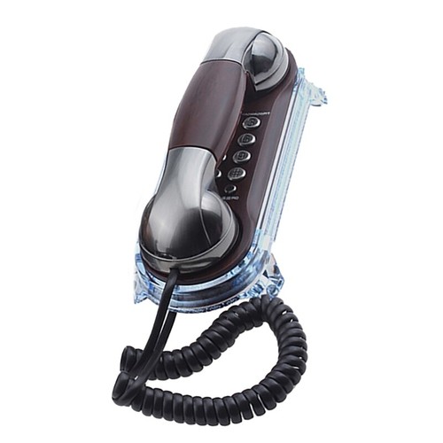MT025 Telefon Elegancki telefon ścienny z dużym przyciskiem Przychodzący podświetlany - Zdjęcie 10 z 10