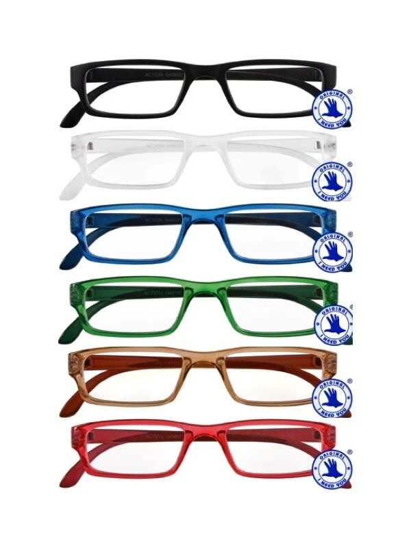 I Need You Gafas de Lectura Action Hombre Negro Azul Rojo Verde Marrón Blanco Gris