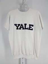 Yale University Vintage 60s 5050 Felt Logo SS Sweatshirt XL 44" Ivy League