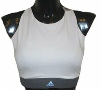 S3) Sport Bh Bra Sports Adidas Weiss Weiß BR0466 Gr. S 36 Cup C / D Neu
