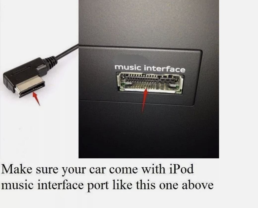 Genuine Audi Music Interface AMI Cable Adapter For Apple