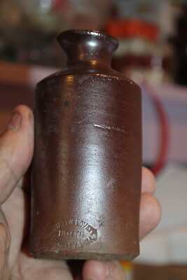 Antique, 4 1/2'', Stone Glazed, NOTTS, Master Ink Bottle, Item # A - 5679