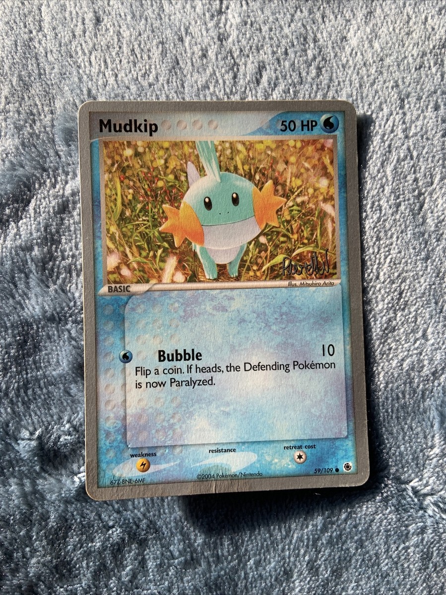 Mudkip 59/109 - Rare - Pokemon World Championships 2004 Card Mudkip 59/109 - Rare - Pokemon World Championships 2004 Card