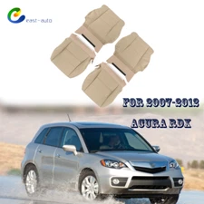 For Acura RDX 2007 2008-2012 Seat Cover Driver Passenger Bottom Top Leather Tan