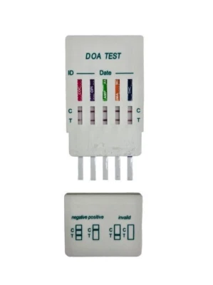 DIAGNOS *CLEARANCE* - 5 x 5 in 1 Drug Testing Kit (THC, COC, AMP, OPI, MDMA) - Exp 07/25