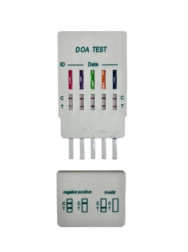 *CLEARANCE* - 5 x 5 in 1 Drug Testing Kit (THC, COC, AMP, OPI, MDMA) - Exp 07/25
