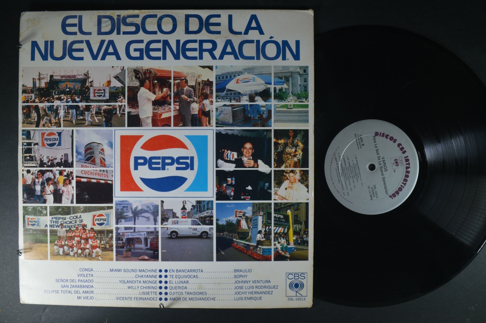 VARIOS Para La Sed De la Nueva Generacion LATIN LP CBS JOHNNY VENTURA  MSM