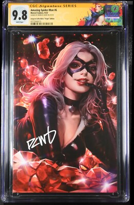 AMAZING SPIDER-MAN #6 - CHEW VIRGIN  KEY +COA +LABEL LTD 1000 SIGNED CGC 9.8