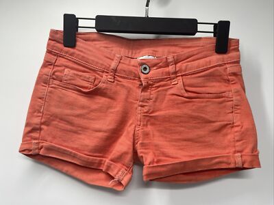 INK DENIM FASHION Women's Pocket Style Orange Denim Jean