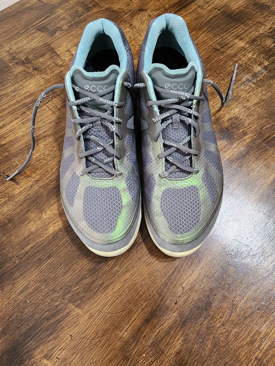 Biom Fjuel Racer Womens Sz 38 US 7-7.5 Gray Green Gray Running | eBay