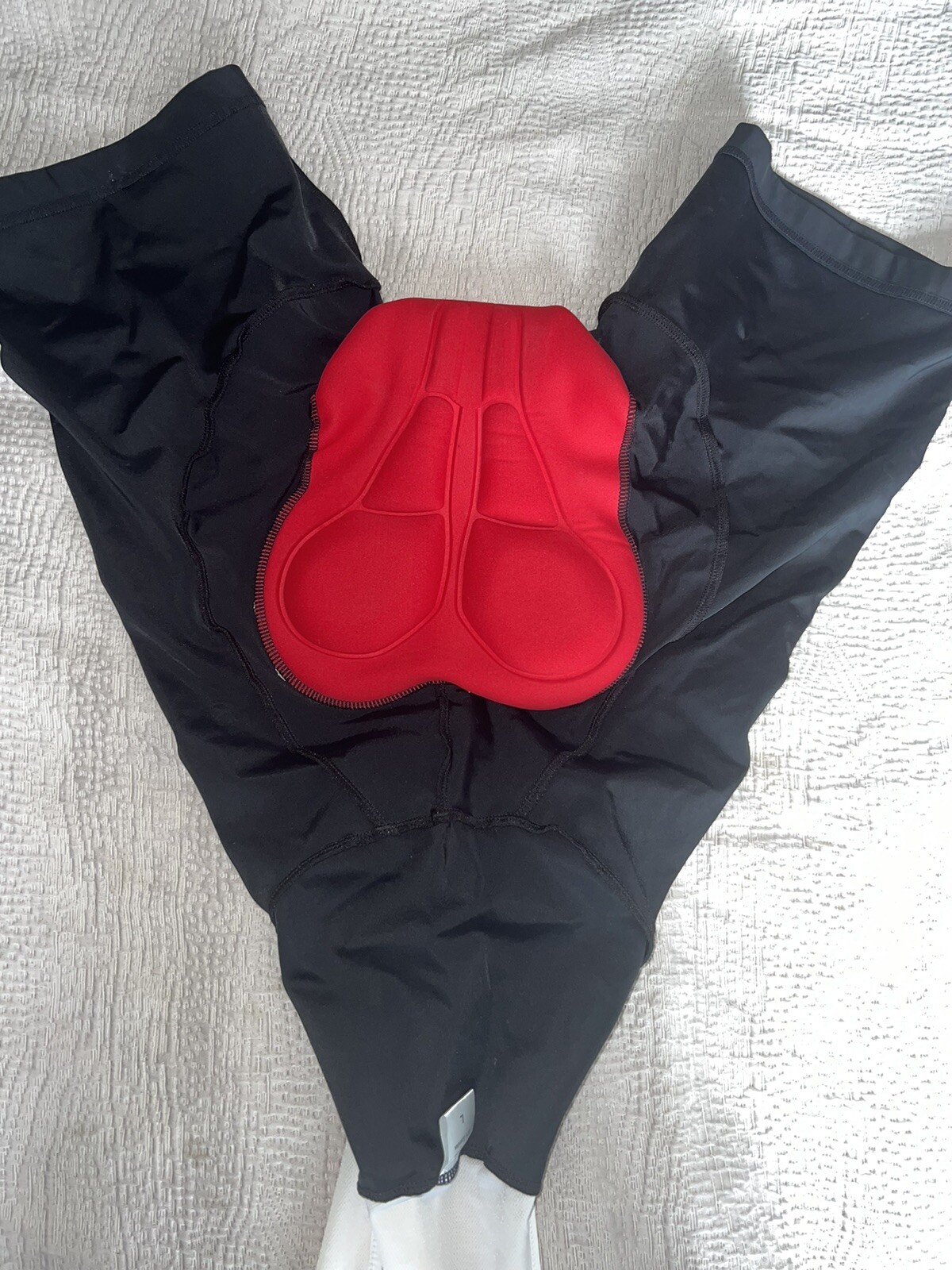 Van Rysel RC100 Bib Sport Cycling Shorts Black & White Sz L eBay