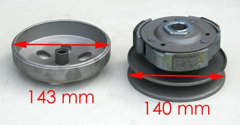 AMERICAN SPORTWORKS MANCO ASW CARBIDE HELIX 150CC VARIATOR GO KART