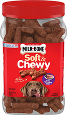 Milk-Bone Soft  Chewy Dog Treats, Beef  Filet Mignon Recipe, 25 Ounce