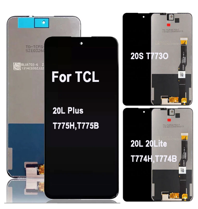 Cover In Gel TPU Morbida Per TCL 20 5G / 20S / 20L / 20L+: Custodia Sottile Antiscivolo, Colore Nero
