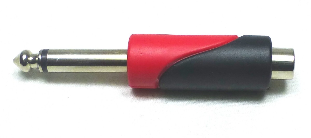 フォノ「RE」ケーブルアダプター ZXPC Professional 1 x RCA Jack to 1/4