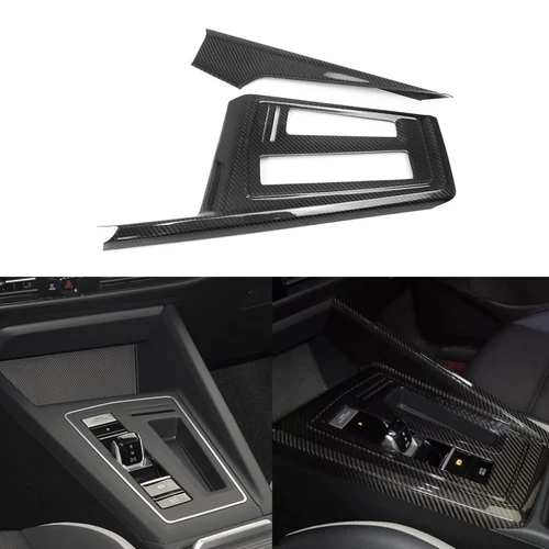 Real Carbon For VW GOLF 8 MK8 GTI Golf R Line 21+ Console Gear Shift Panel Trim - Bild 1 von 14