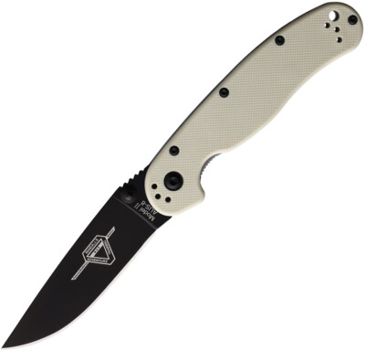 New Ontario RAT II Linerlock Bone Nylon 8862BONE