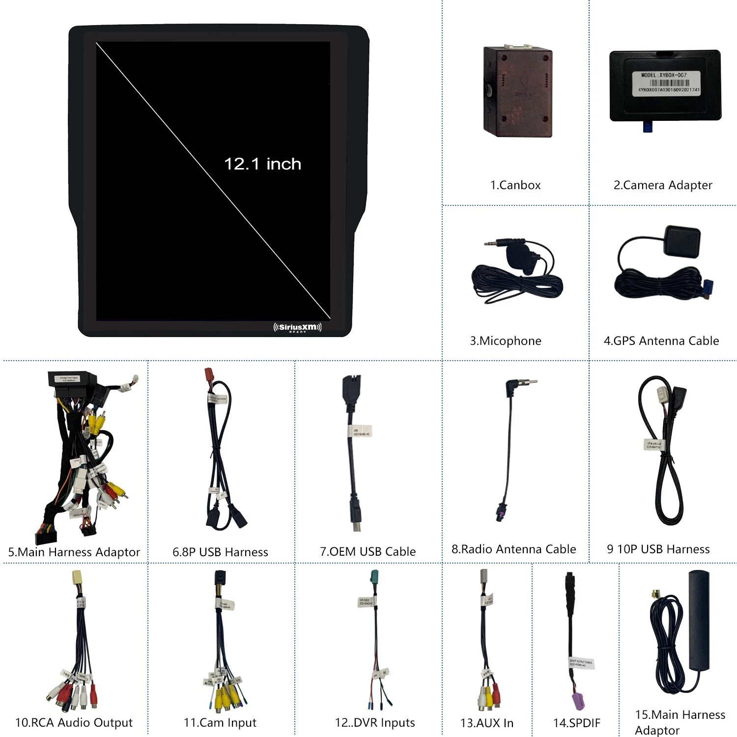 FOR 2019-2022 DODGE RAM 1500 2500 3500 ANDROID CARPLAY CAR STEREO RADIO GPS HVAC - Picture 5 of 10