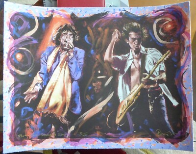 RONNIE WOOD ROLLING STONES STRAY CAT COLLECTORS SERIES Mick Jagger
