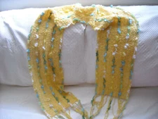 Yellow Knit Scarf