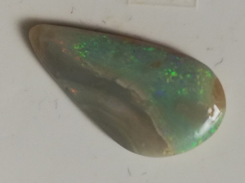 +VID 7.15CT AUSTRALIAN SEMI BLACK OPAL Lightning Ridge - Picture 2 of 7