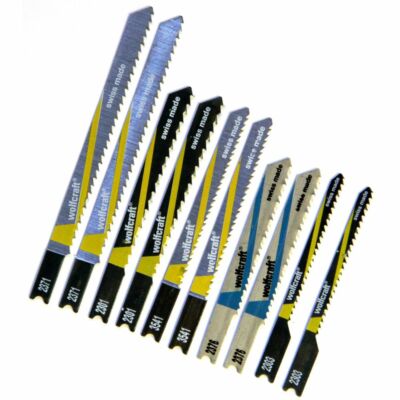 Stichsägeblätter Set Stichsägeblatt für Metall Holz KS Alu HCS HSS Wolfcraft 500